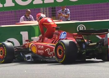 Ferrari Crash
