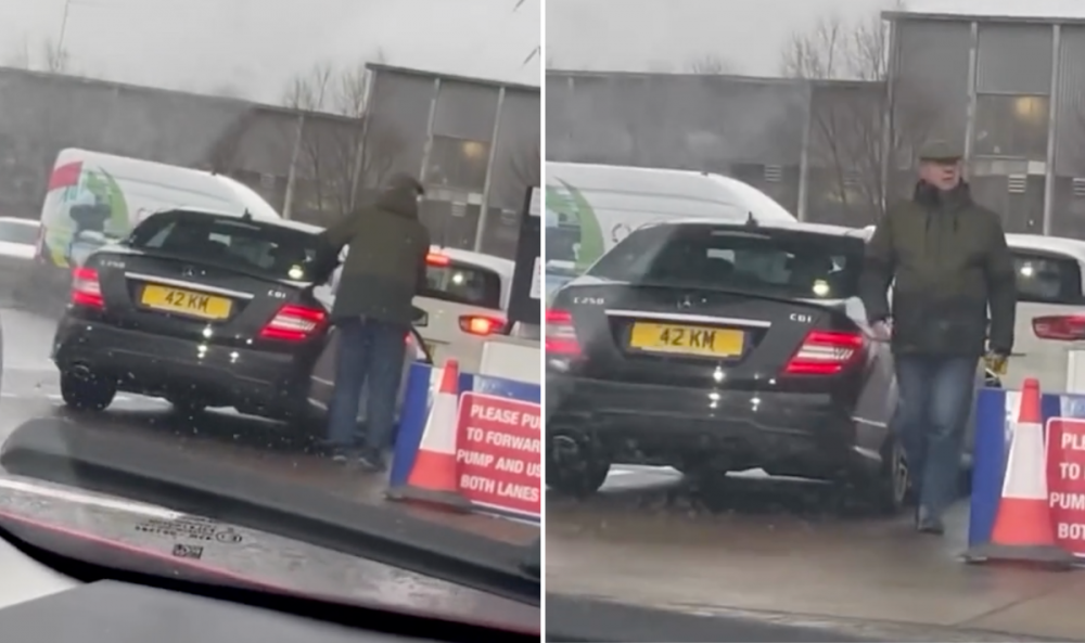 Funny moment man GUESSES bloke’s name from his reg plate