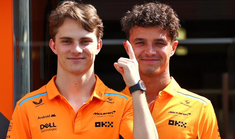 Lando Norris and Oscar Piastri