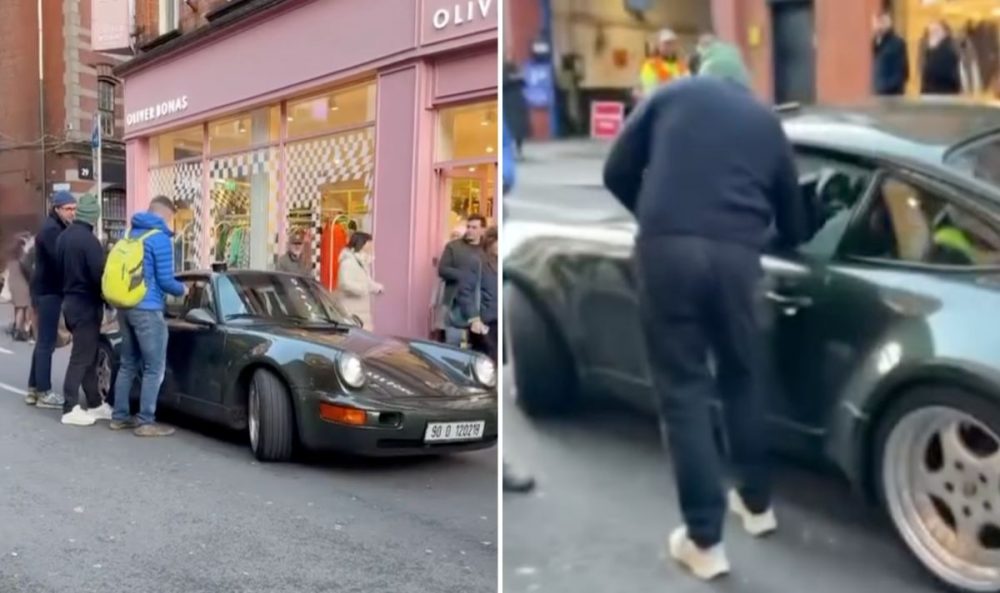 Porsche owner SMASHES his window after getting ‘locked out’