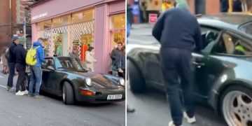 Porsche smash
