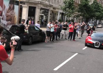Supercars in London