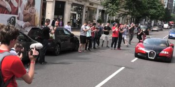 Supercars in London