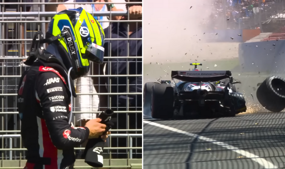 Ollie Bearman CRASHES during practice in Australian GP nightmare