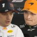 Land Norris and Max Verstappen