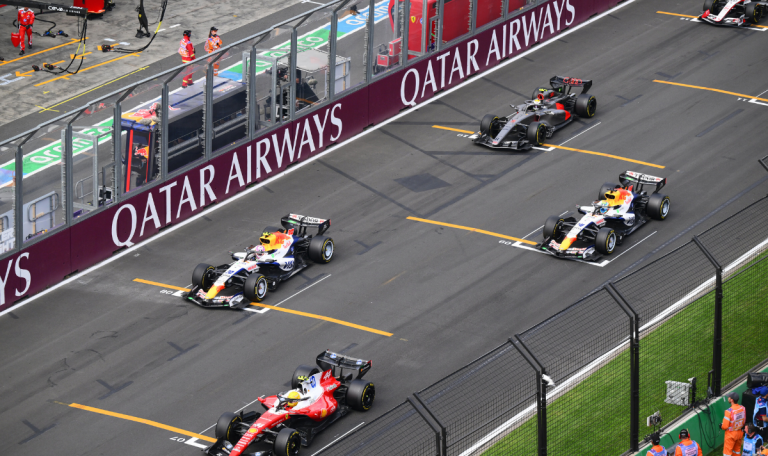 Chinese Grand Prix 2026: UK start time, full schedule and how to watch Teams prepare on the Shanghai starting grid