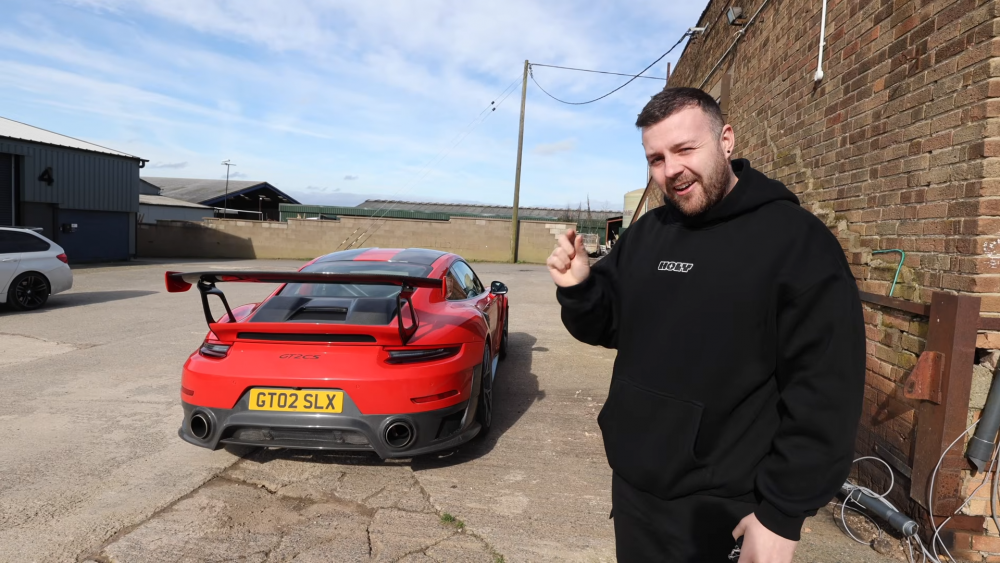 Real Porsche GT2 RS awaits the track challenge (Picture: Chris Slix)