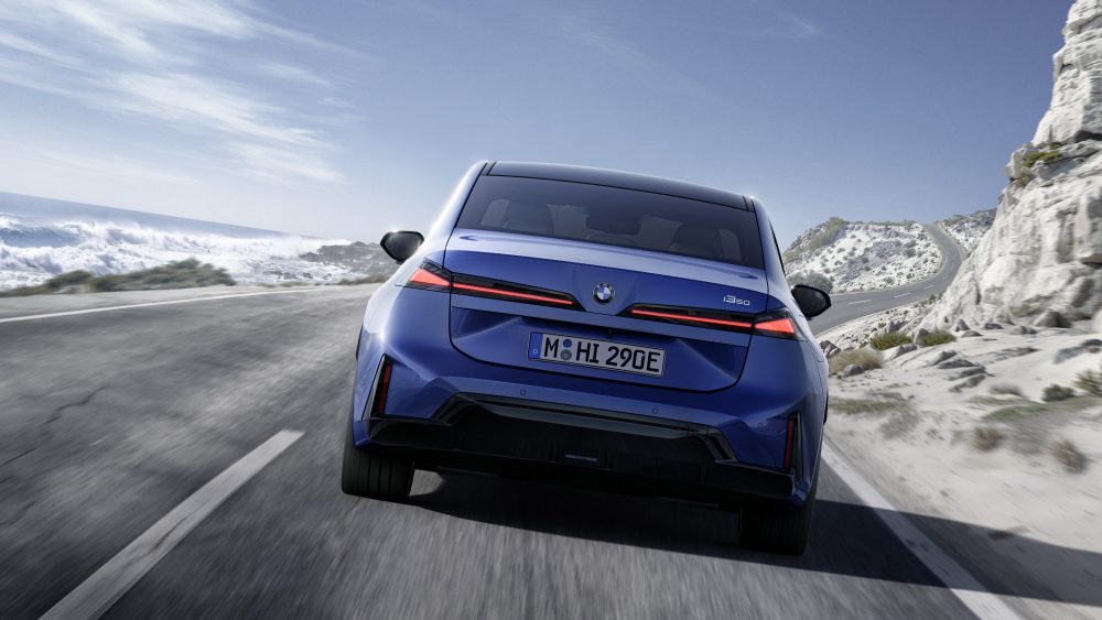 Rear styling features L-shaped taillights (Picture: BMW)