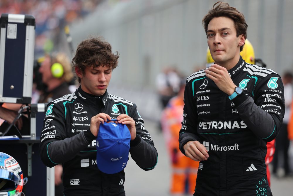 Antonelli secures second place for Mercedes 