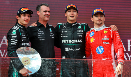 George Russell wins Australian GP as Mercedes secure sensational 1-2 finish Russell leads Mercedes 1-2 in season opener