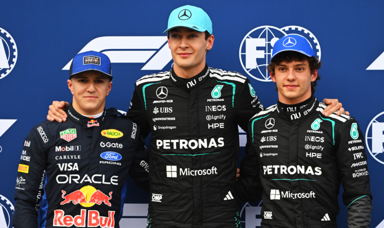 Russell secures pole at Albert Park