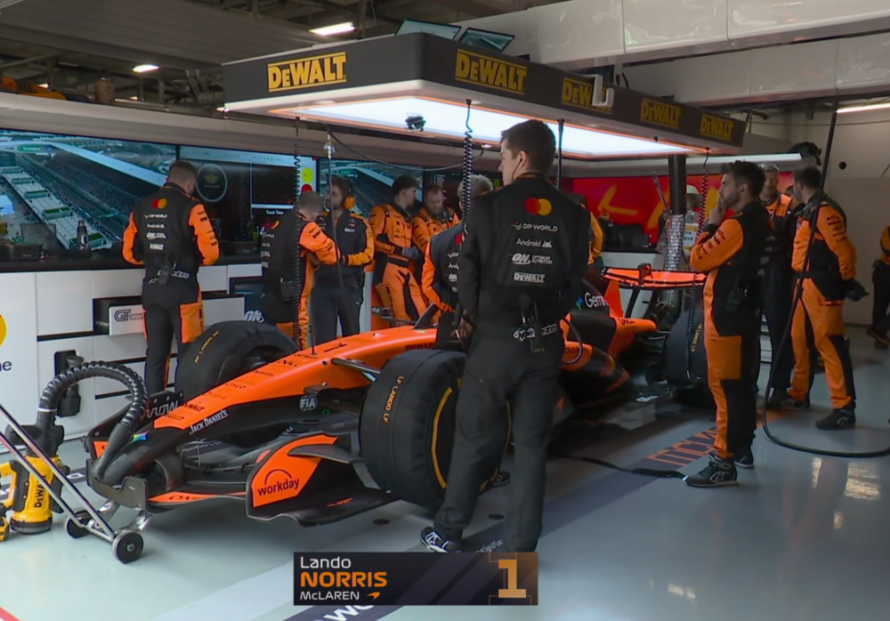 Norris and Piastri did not start the Chinese GP