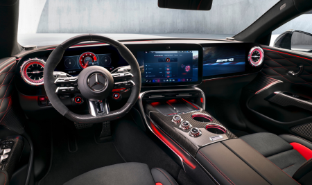 Driver-focused cockpit of new AMG GT 4-Door Coupé