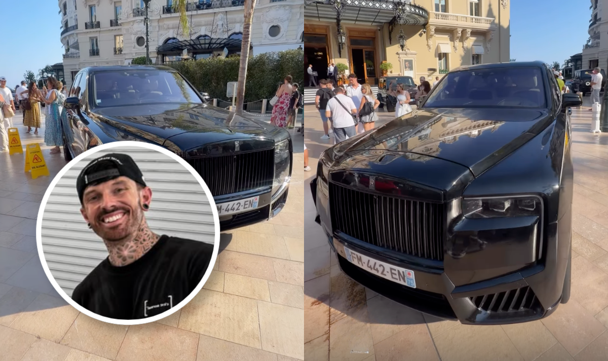 Mat Armstrong in right place as Rolls-Royce CRASHES in Monaco Damaged Rolls-Royce Cullinan in Monaco. (Picture: Mat Armstrong/Instagram)