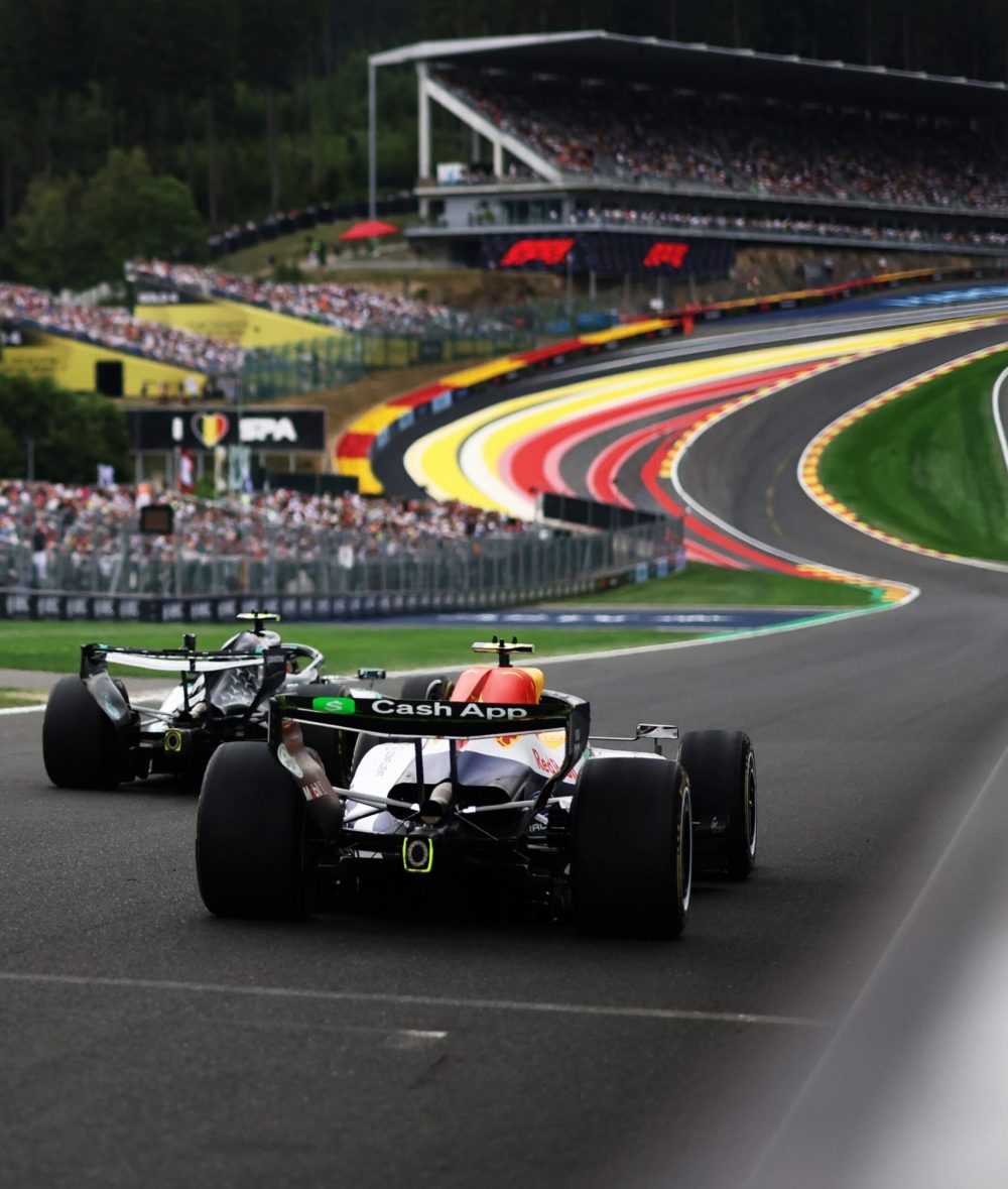 Max Verstappen qualified second at Spa